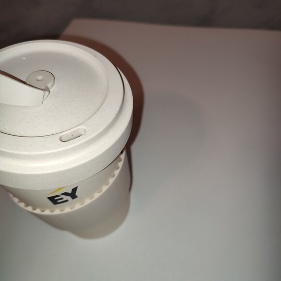 New in Box Earthware Bamboo Eco Cup Coffee Mug Travel Car Office 14 oz Tumbler - Picture 13 of 15